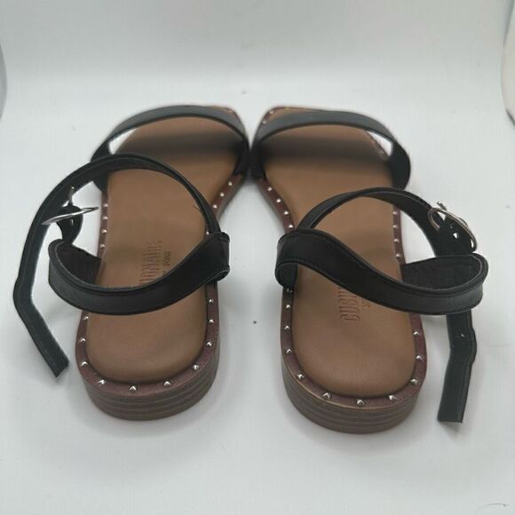 CUSHIONAIRE Women's one band sandal +Memory Foam 6 BLACK - Picture 4 of 7